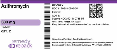 Azithromycin 500mg 70518 0599 05